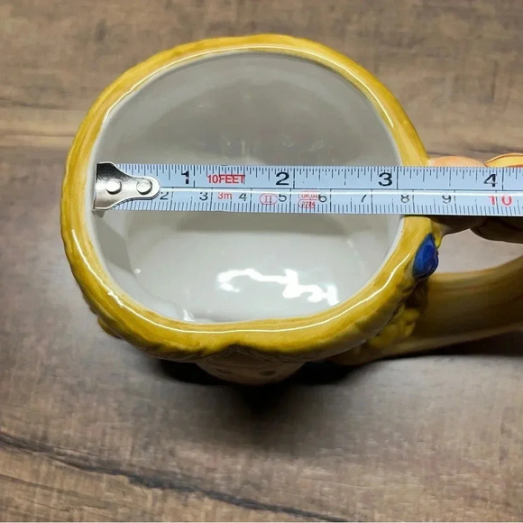 NEW Vintage 2001 Ceramic Full Face Teacher Girl Blonde Hair Coffee Mug - Picture 9 of 9